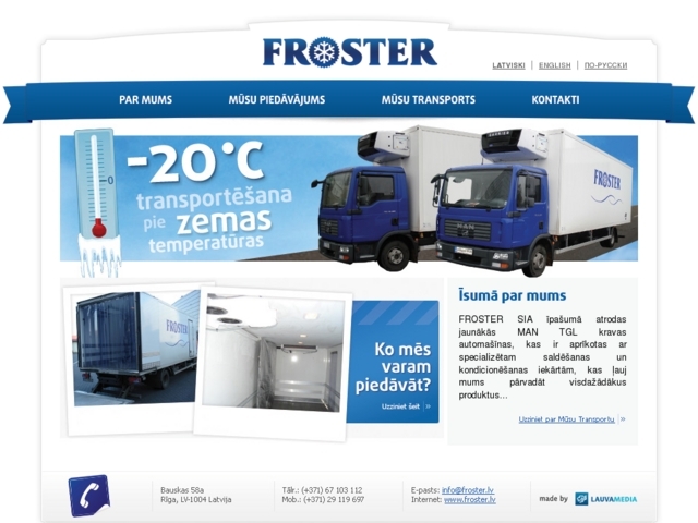 FROSTER, SIA