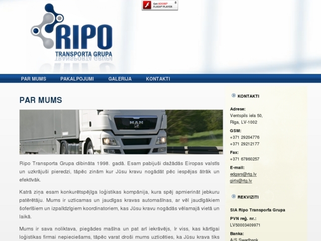 Ripo Transporta Grupa, SIA